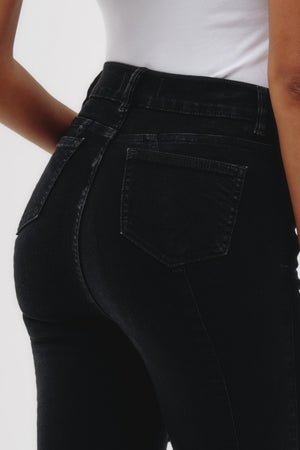Skinny Jeans Tiro Medio - Azul Roto Vintage