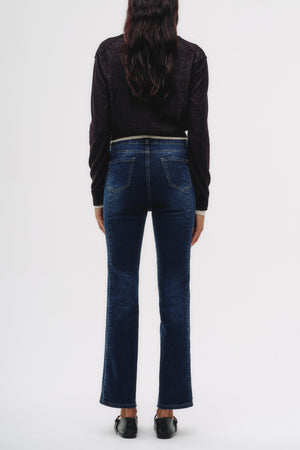 Straight Jeans - Lilith Azul Oscuro