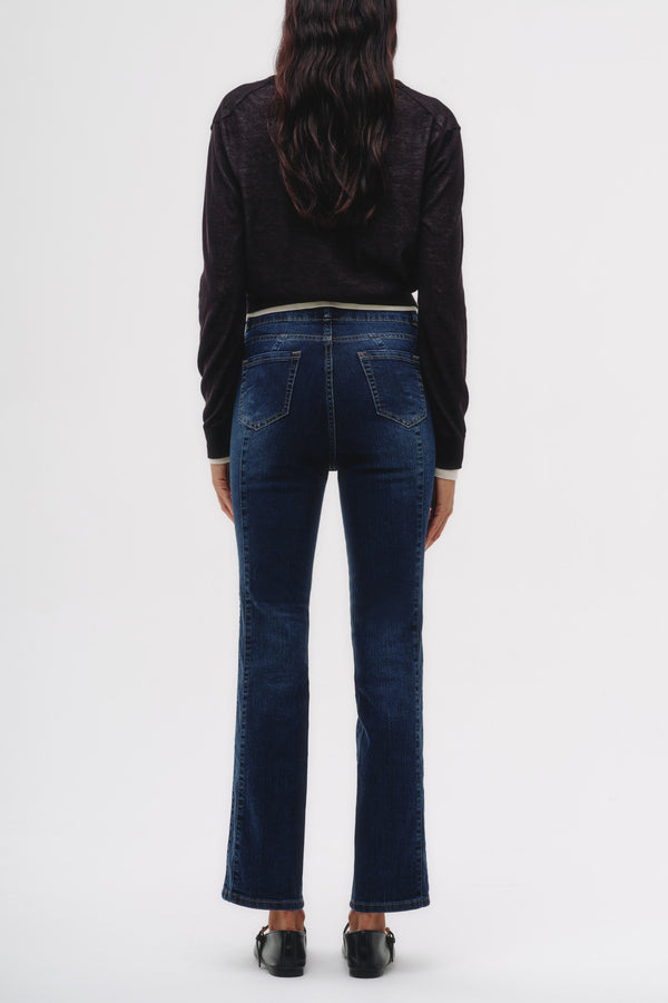 Straight Jeans - Lilith Azul Oscuro