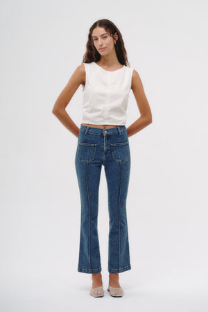 Flare Jeans - Millie Azul Medio