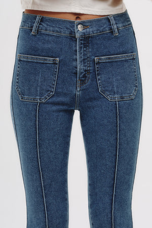 Flare Jeans - Millie Azul Medio
