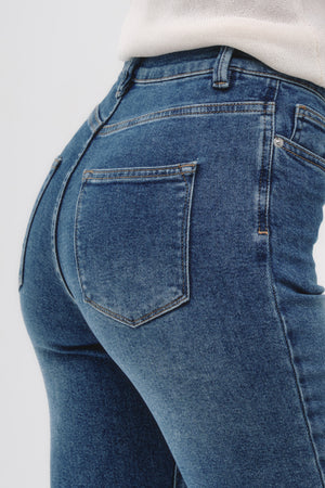 Wide Leg Jeans - Atenas Azul Medio