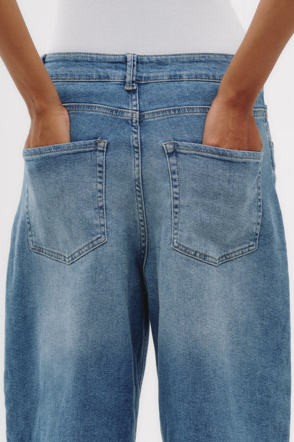 Barrel Jeans - Brooklyn Azul Claro
