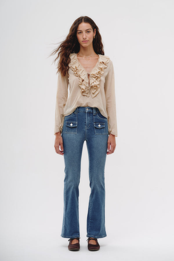 Flare Jeans - Palmer Azul Claro