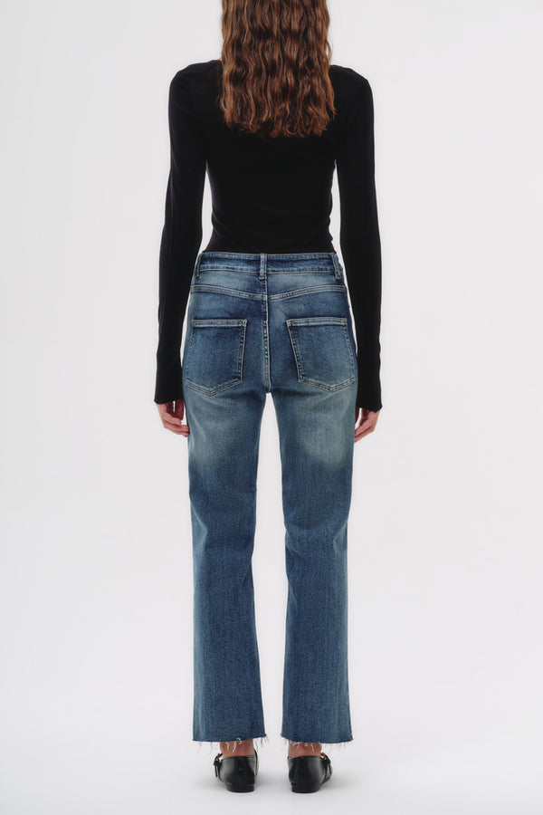 Straight Jeans - Noa Azul Medio