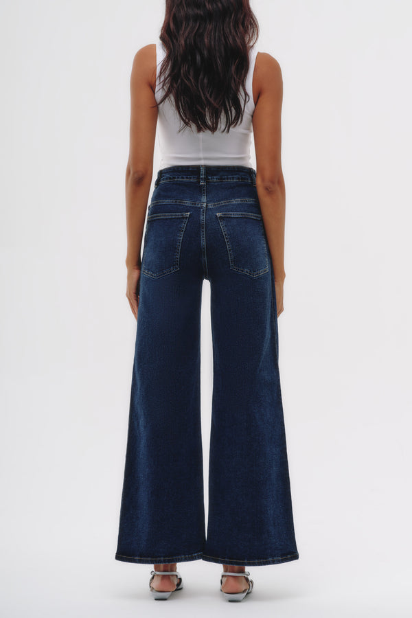 Wide Leg Jeans - Indie Índigo