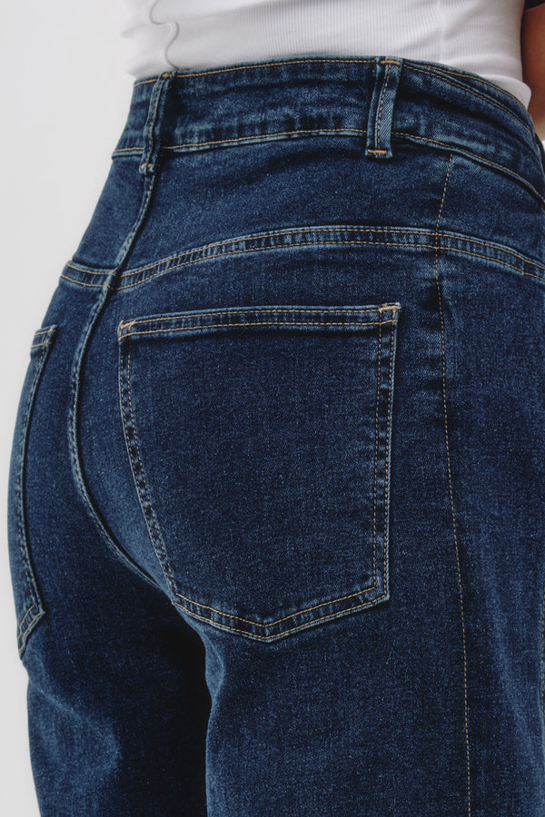Wide Leg Jeans - Indie Índigo