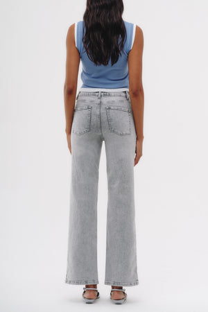 Wide Leag Jeans - Nell Gris