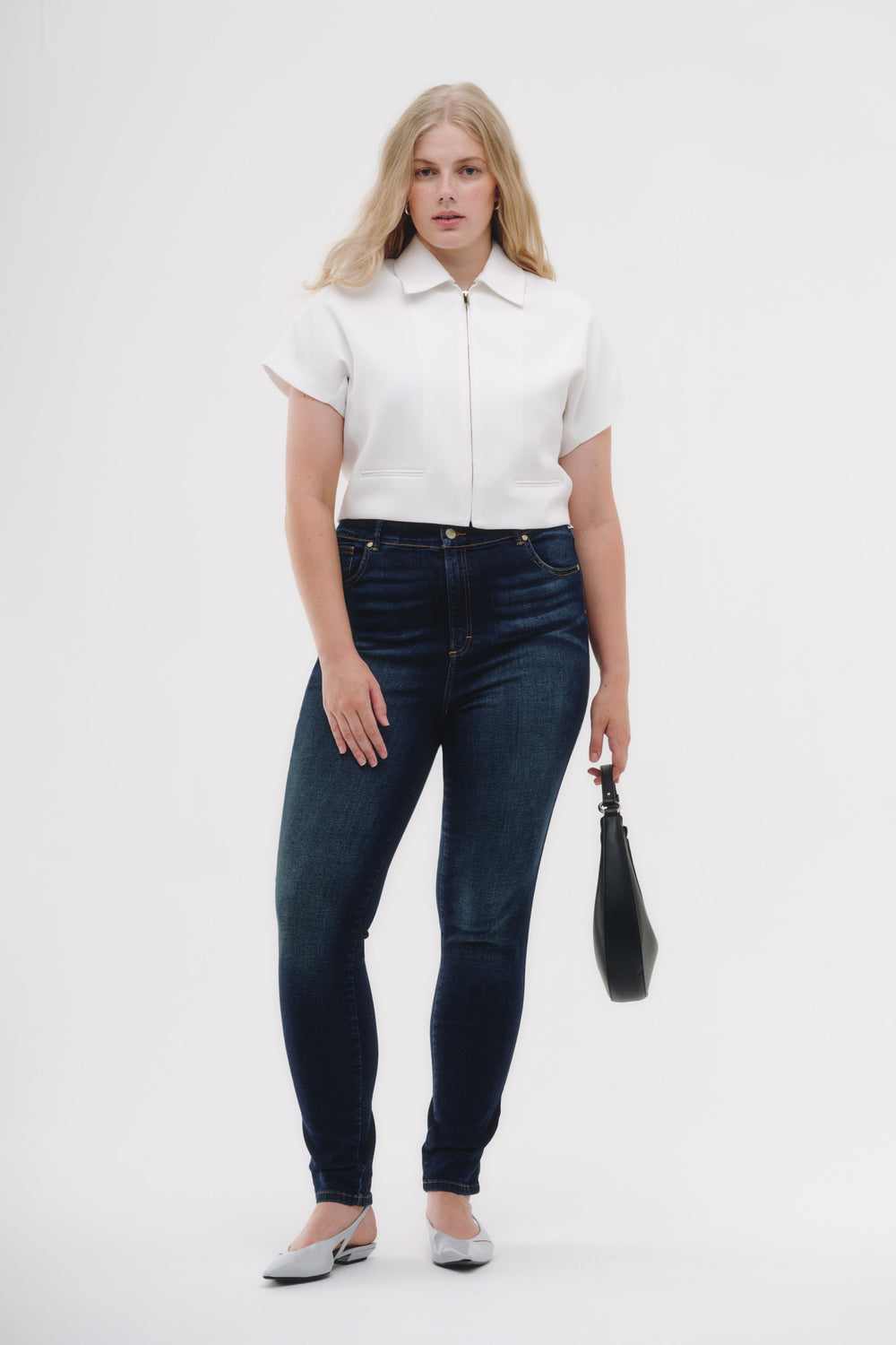 Skinny Jeans Curvy - Azul Oscuro