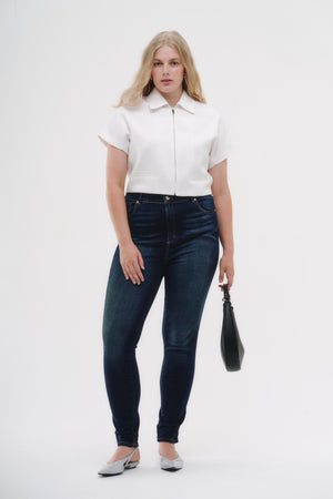 Skinny Jeans Curvy - Azul Oscuro