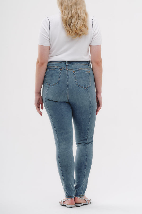 Skinny Jeans Curvy - Azul Medio