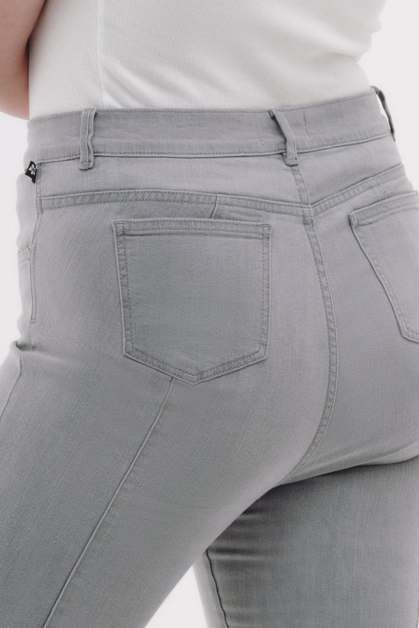 Skinny Jeans Curvy - Gris Claro