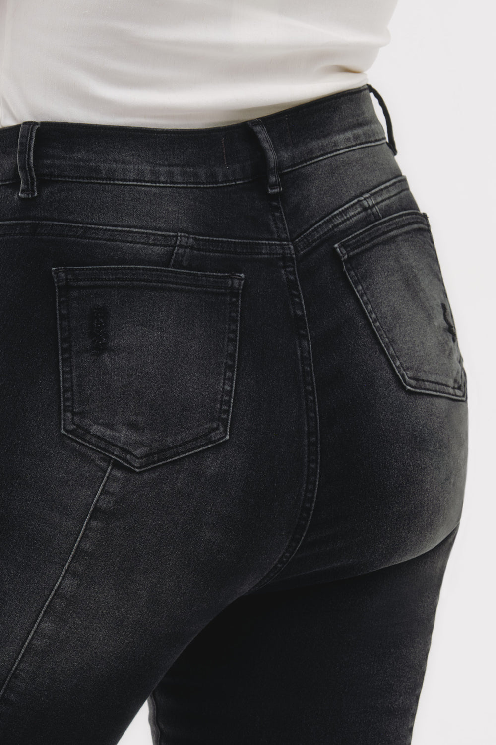 Skinny Jeans Curvy - Negro Carbón