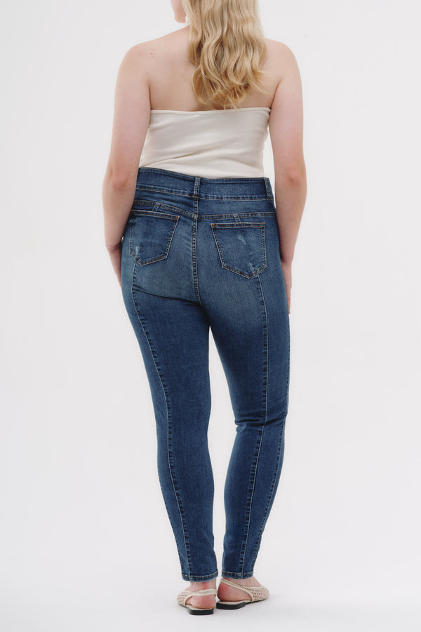 Skinny Jeans Curvy - Azul Vintage