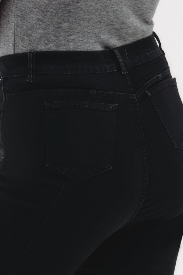 Skinny Jeans Curvy - Negro