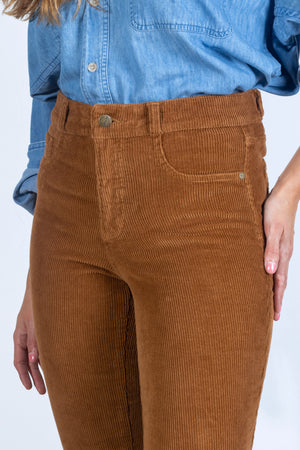Pantalón Slim de Pana - Sienna Collection - Kaki