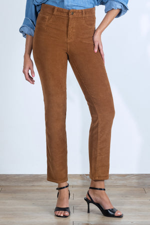 Pantalón Slim de Pana - Sienna Collection - Kaki
