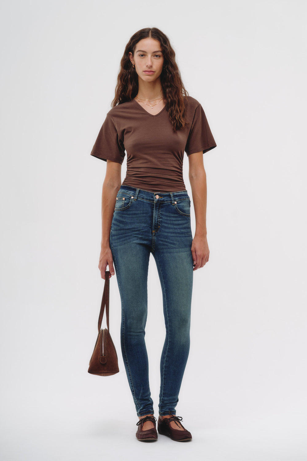 Skinny Jeans - Azul Medio
