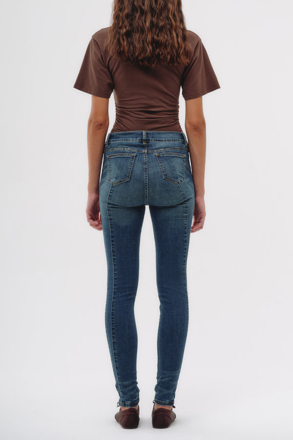 Skinny Jeans - Azul Medio