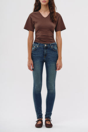 Skinny Jeans - Azul Medio