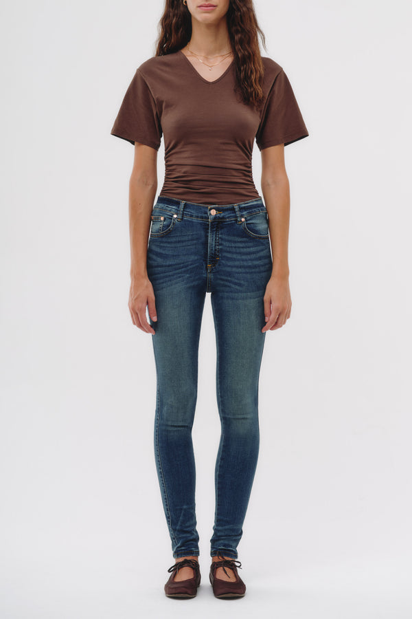 Skinny Jeans - Azul Medio