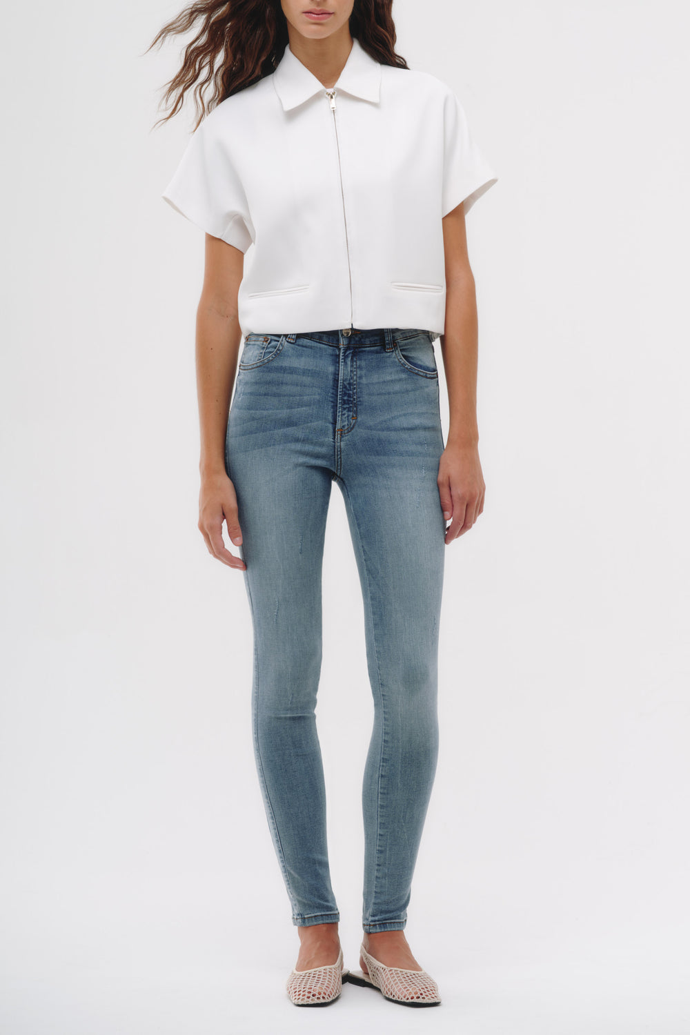 Skinny Jeans - Azul Claro