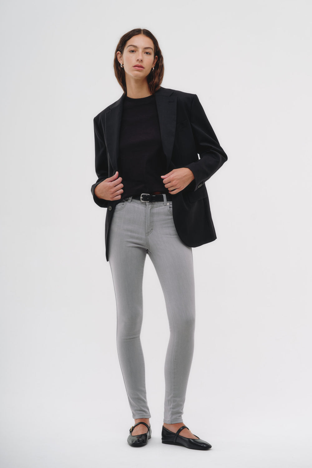 Skinny Jeans - Gris Claro