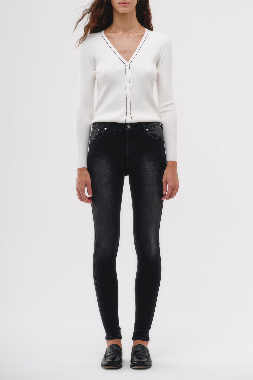 Skinny Jeans - Negro
